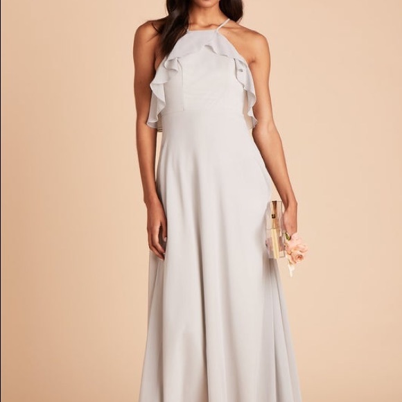 Birdy Grey bridesmaid dress; style is JULES, color DOVE GREY, size SMALL (2-4) - Picture 3 of 14